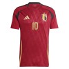 Camiseta de fútbol Bélgica Lukaku 10 Primera Equipación Euro 2024 - Hombre